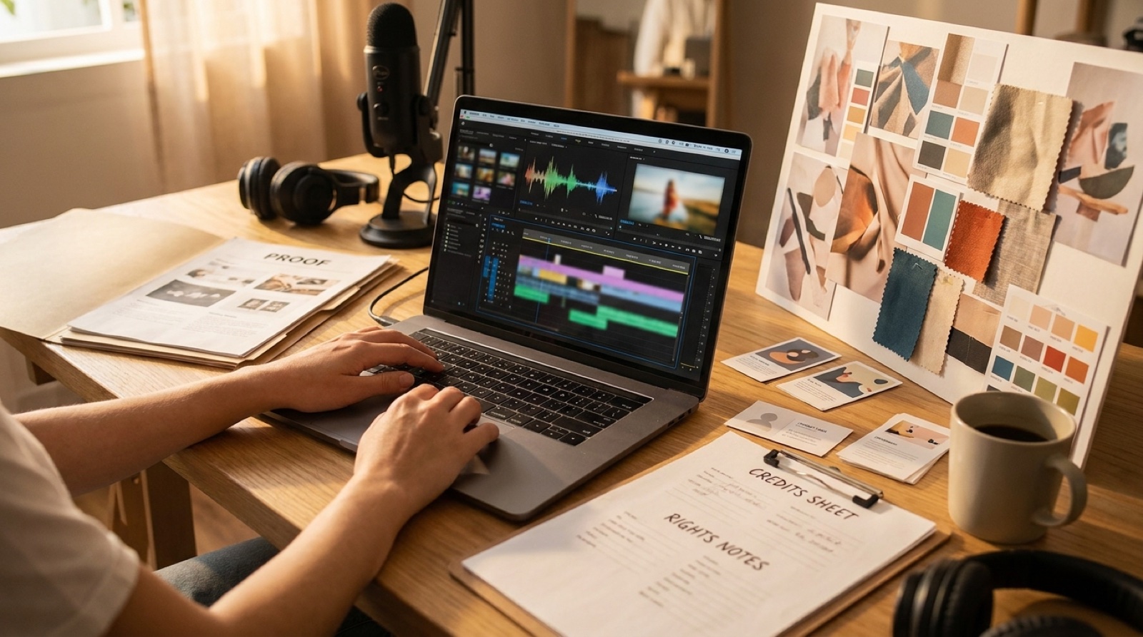 AI music sync pitch package